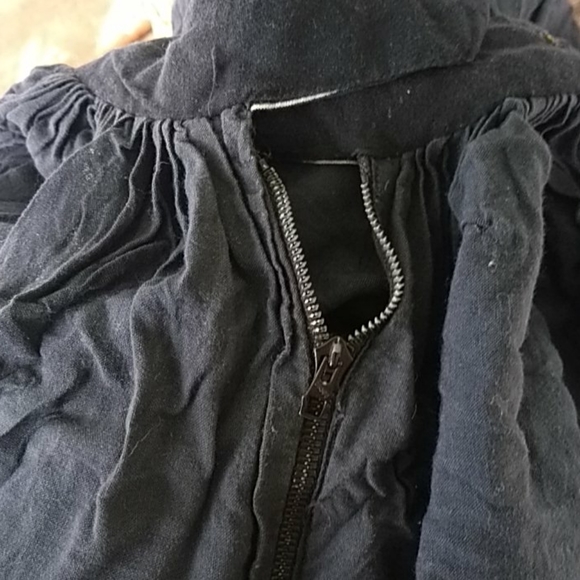 Vintage Boho ric rac Floral cotton Maxi skirt - Picture 4 of 5